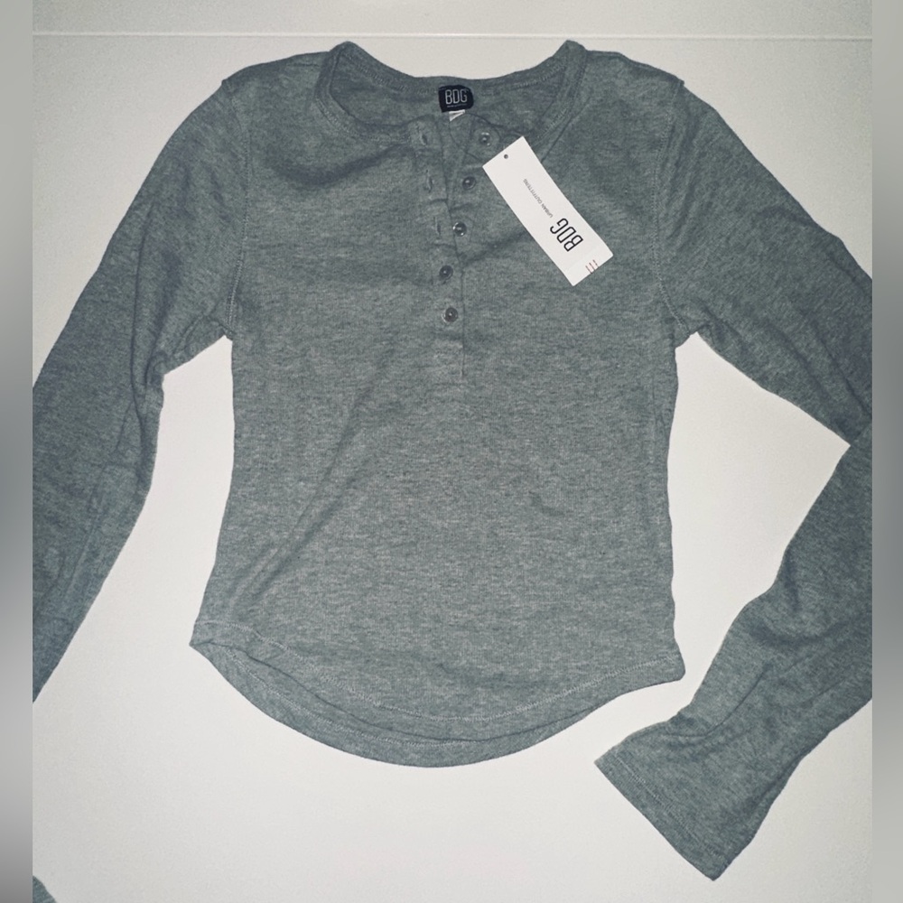 BDG Urban Outfitters Womens Button Up Henley